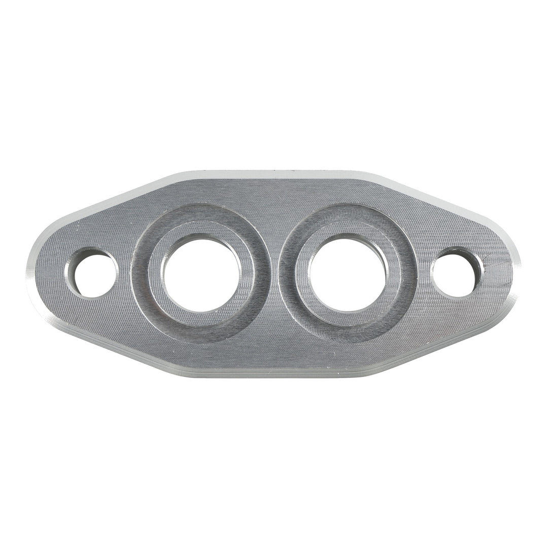 Engine Oil Cooler Adapter Plate with -6 AN ORB Ports for GM LS Engines 551600
