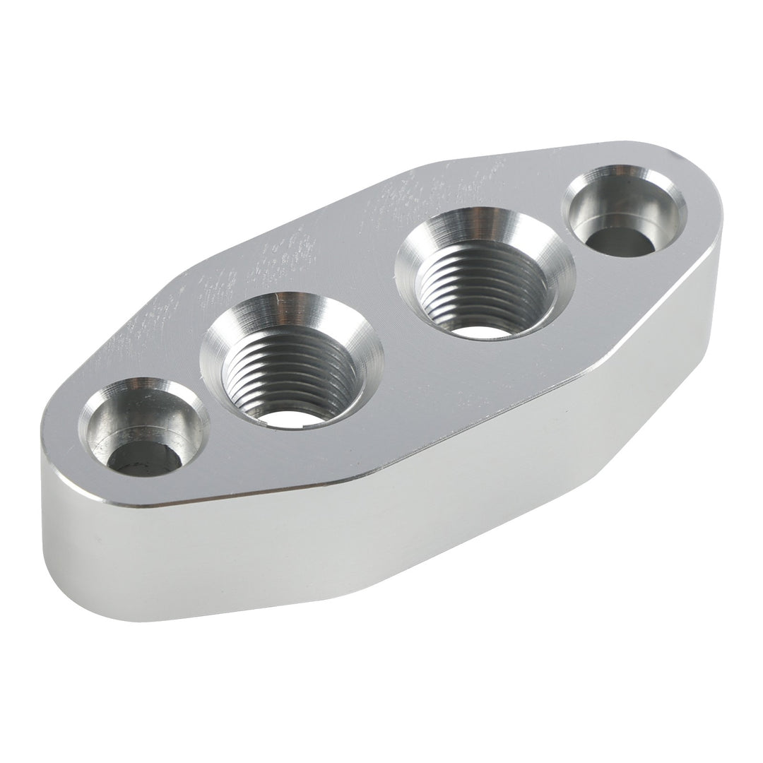 Engine Oil Cooler Adapter Plate with -6 AN ORB Ports for GM LS Engines 551600