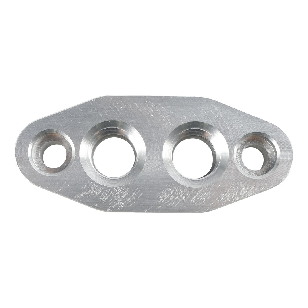 Engine Oil Cooler Adapter Plate with -6 AN ORB Ports for GM LS Engines 551600