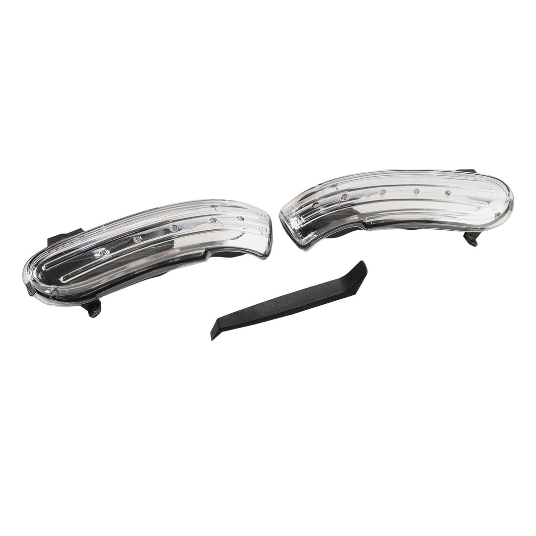 Clear LED Sequential Mirror Turn Signal Pair for Mercedes-Benz SLK A1718200321