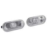 Clear Side Marker Light Set for 1999-2004 Volkswagen Golf, Jetta, Passat and 2000-2003 Beetle 1J0949117