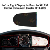 Left or Right Display for Porsche 911 992 Carrera Speedometer Instrument Cluster Clock