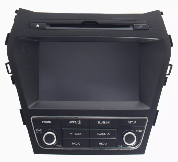 2017-2018 Hyundai Santa Fe AM FM SAT Radio CD Multimedia Player BT 96160-4Z0004X