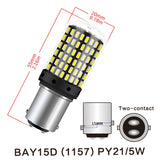 NEW 2x 1157 2057 White CANBUS LED Bulb Super Bright SMD Turn Signal Tail Light