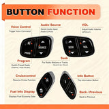 4Pcs Steering Wheel Switch Control Button for 2003+ Silverado 1500 2500 3500 Tahoe