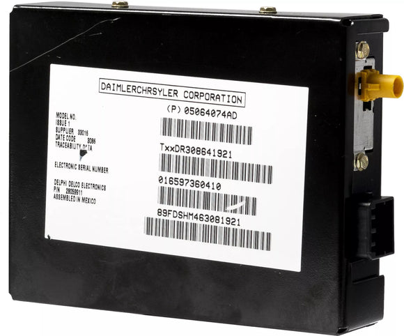 2005-2007 Jeep Liberty Satellite Radio Receiver Tuner Box Model Number 5064074AD