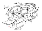 Lower Dash Panel for 1984-1991 BMW E30 316 318 320 325 51451884247