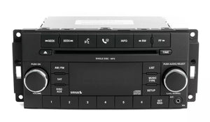 2011-2012 Chrysler Dodge Jeep AM FM CD Satellite Radio Aux P68021161AE RES