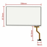 Touch Screen Glass Digitizer 6.5'' Fit For Jeep Uconnect Mygig REN RER RHR 07-10