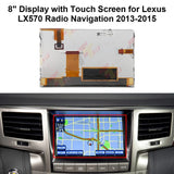 LT080CA24300 8" LCD Touch Screen Panel for 2010-2013 Toyota Land Cruiser Lexus LX570 LS460