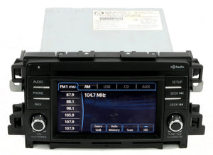 2014 Mazda 6 AM FM CD Player Display Screen OEM GJS266DV0A