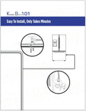 Refrigerator Water Line Kit for All Fridges, Freezers, Humidifiers Quick Connect