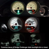Sky Blue EL Gauge Panel for Dodge Challenger Magnum Charger Instrument Cluster Replacement