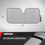 Front Window UV Sun Shade Visor Windshield Protection for AUDI Q5 A4 A5 S4 S5