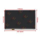 LTE072T-4404-3 LCD Display Screen for 2006-2012 Bentley Flying Spur Navigation Radio Climate