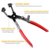 45° Hose Clamp Pliers Water Tube Ring-Type Vehicle Tools Clip Flat Belt Removal