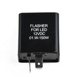 2 Pin Electronic LED Turn Signal Light Hyper Flasher Relay for Car Motorcycle