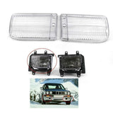 Foglight Fog Light Lamp Lens Clear for BMW E30 1985-1992 318 325 Convertible 2DR