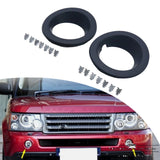 2Pcs Front Fog Light Lamp Cover Trim for Land Rover Range Rover Sport 2006-2009