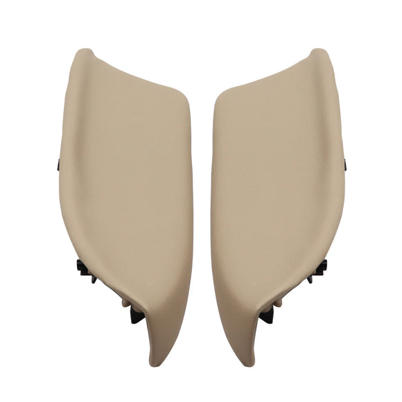 Pair Front Door Panels Armrest Lid Cover Beige for Honda Accord Sedan 2008-2012