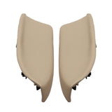 Pair Front Door Panels Armrest Lid Cover Beige for Honda Accord Sedan 2008-2012