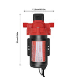 Water Pressure Diaphragm Pump Self-Priming Pump 45 PSI 4 GPM 115V For Boat RV