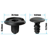 100x Push Type Clip for Honda Inner Fender Liner Splash Shield Retainer 8mm Hole