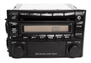 Mazda 2001-2003 Protege AM FM CD mp3 Player BL8E669R0A Face: 1165