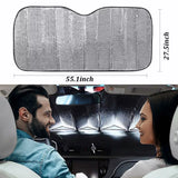 Foldable Large Sun Shade Truck Van Car Windshield Visor UV Block Cover Protector