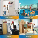 Indoor Mini Basketball Hoop Set + Electronic Scoreboard + 2 Balls Home/Office/Dorm Room