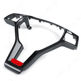 Steering Wheel Trim Cover AMG Carbon Fiber Look for Mercedes Benz W204 C 2012-14