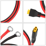 10 AWG XT60 Female Male Connector M8 O Ring Terminal Extension Battery Cable