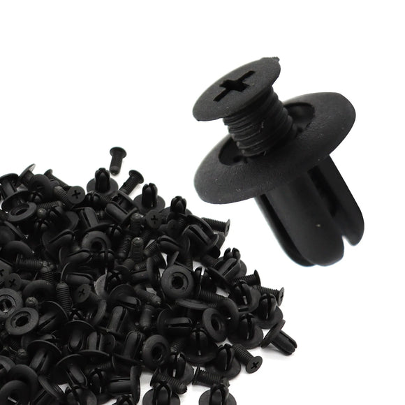 Set 100 Bumper Fender Liner Screw Trim Retainer Clips 86590-28000 for Hyundai