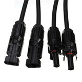 Solar Panel Y Branch Cable Connection Waterproof Adapter Connector Extension US