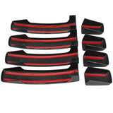 Gloss Black Door Handle Cover Trim for Range Rover Land Rover LR2 LR3 2005-2009 US