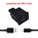 USB + Type-C Dual Multimedia Interface for 2019-23 Ford Lincoln Sync 3 Module USB-C hub