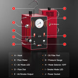 Automotive EVAP Smoke Machine Diagnostic Vacuum Hose Leak Detection Tester