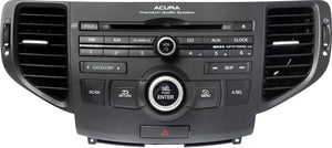 2011-2014 Acura TSX AM FM SAT Radio CD Player 39100-TL2-A110-M1 1XA9