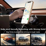 360° Adjustable Magnetic Vacuum Suction Cup Phone Holder Car Mount MagSafe