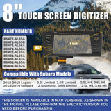 2018-2019 Subaru Legacy Outback Navigation Map Radio Touch Screen Digitizer