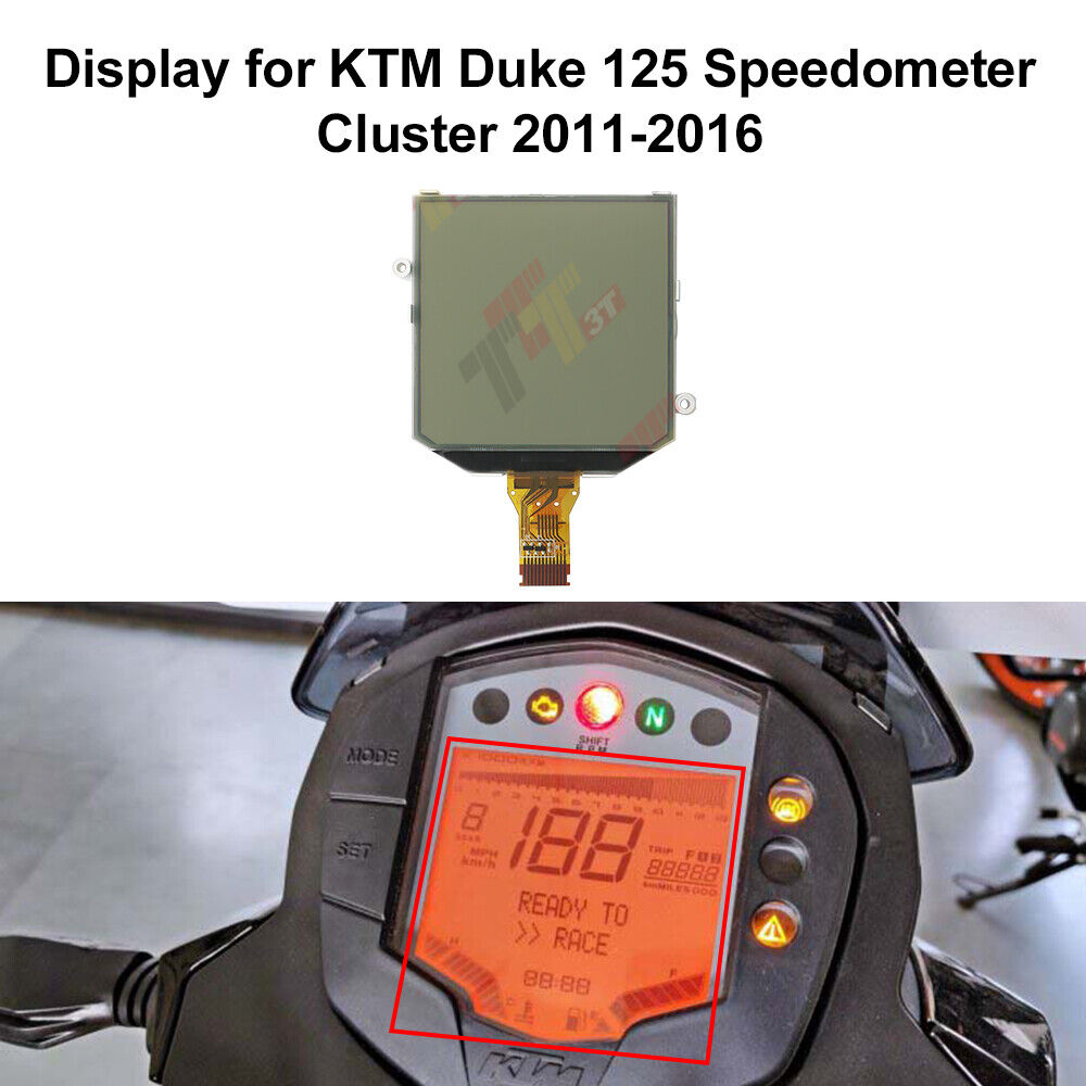 LCD Odometer Display For KTM Duke 125 200 250 390 Speedometer Instrume lcd-odometer-display-for-ktm-duke-125-200-250-390-speedometer-instrume