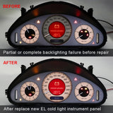Gauge Face with EL Cold Light for Mercedes W211 Diesel Instrument 260KM/H White