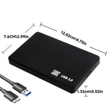 2TB External Hard Drive Portable HDD USB 3.0 Slim Storage PC Mac Laptop Phone