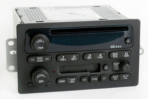 2005-2009 Chevrolet Silverado 1500 AM FM Radio Cassette Single CD Player OEM 15849619