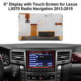 LT080CA24300 8" LCD Touch Screen Panel for 2010-2013 Toyota Land Cruiser Lexus LX570 LS460