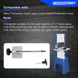 14" Bandsaw Upper Wheel Shaft & Hinge Assy For Delta Ridgid Central Machinery