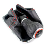 5 Speed 12mm Car Gear Shift Knob Boot for VW Bora MK4 Golf Jetta IV 1998-2006