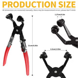 45° Hose Clamp Pliers Water Tube Ring-Type Vehicle Tools Clip Flat Belt Removal