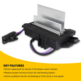 AC Heater Blower Motor Fan Speed Control Resistor for Silverado 1500 2500 EOA