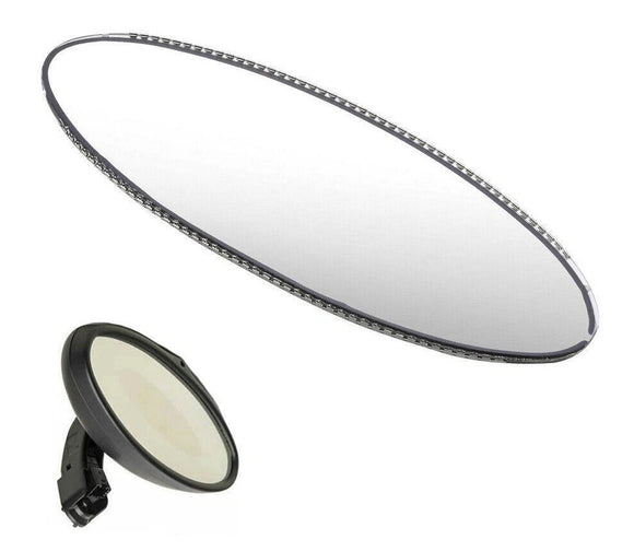New Replacement Oval Rear View Mirror Auto Dimming Glass for BMW E46 M3 E39 M5 Cell G9H5